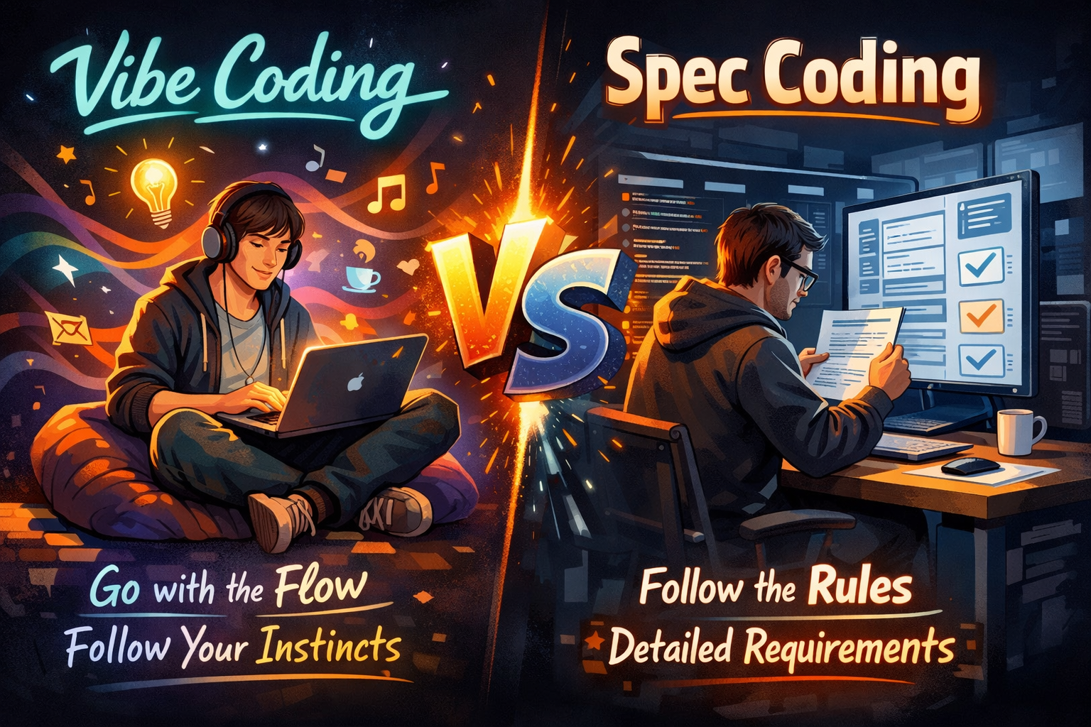 Featured image of post Vibe coding VS Spec Coding